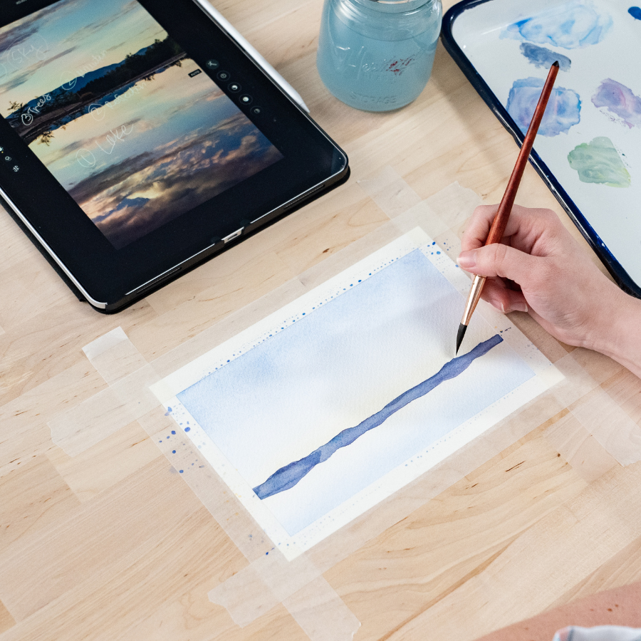 Watercolor Landscapes For Beginners With Kolbie Blume – Let's Get