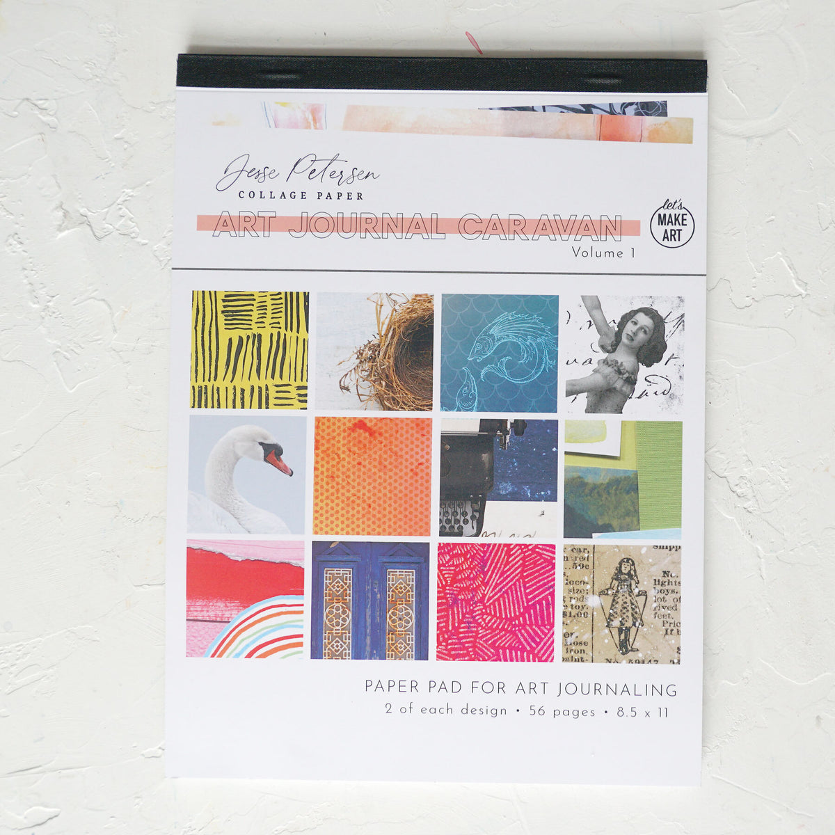 Collage Papers: 38 Pages For Art Journaling, Altered Books and Abstract  Paper Crafts