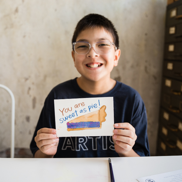 Let's Make Art Matter for Someone Special - November 2021 Kids Art