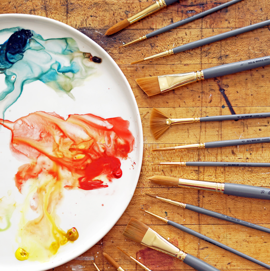 How To Use Different Types of Paintbrushes