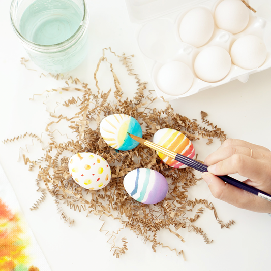 Watercolor Easter Eggs