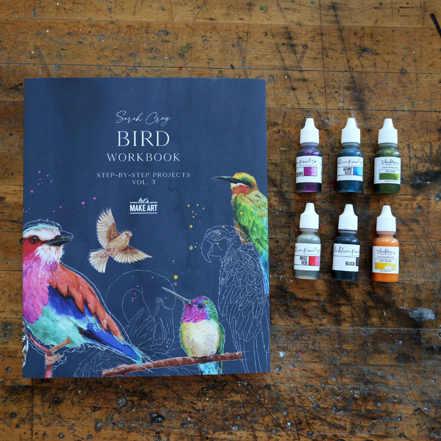 Bird Workbook & Dandelion Paint Co. Bundle