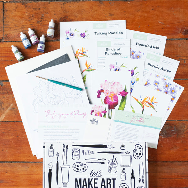 Book Club Watercolor Art Box– Let's Make Art