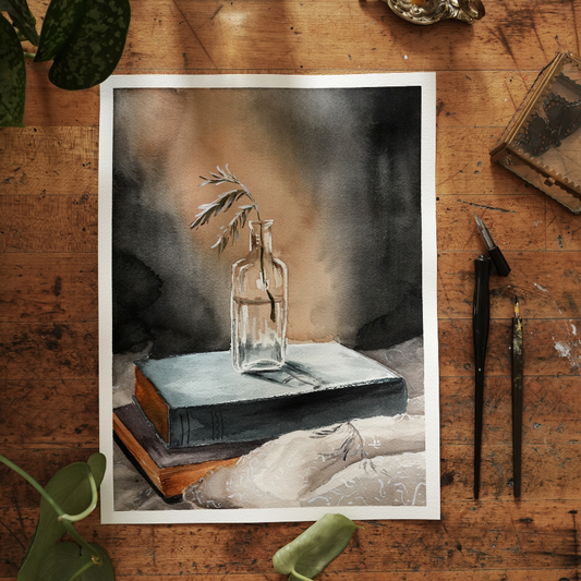 Watercolor The Books - Digital Kit