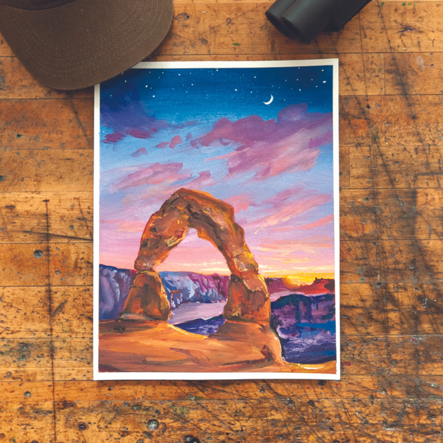 Gouache Arches National Park - Digital Kit