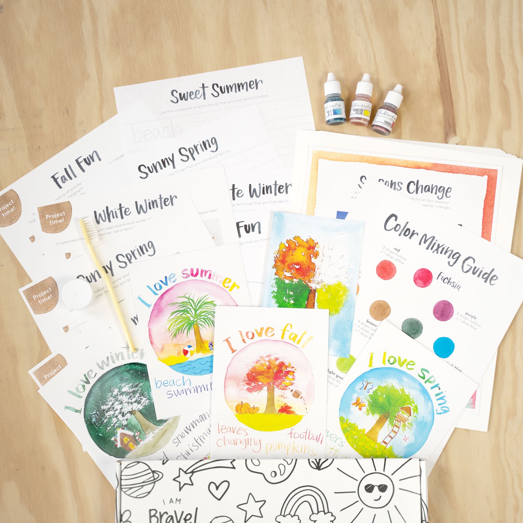 Weather  Kids Art Box