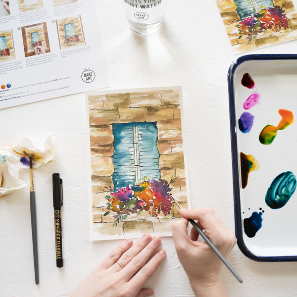 Fishing For Peace Watercolor Kit– Let's Make Art